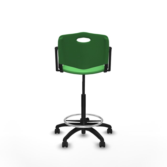 PIQUERAS Y CRESPO Tabouret Robledo Pivotant Vert