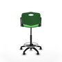 PIQUERAS Y CRESPO Tabouret Robledo Pivotant Vert