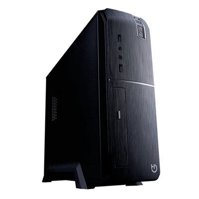 Hiditec CHA010020 Boîtier PC Micro ATX/ITX Slim SLM20 PRO USB 3.0 Aluminium brossé Hiditec CHA010020 Boîtier PC Micro ATX/ITX Slim SLM20 PRO USB 3.0 Aluminium brossé