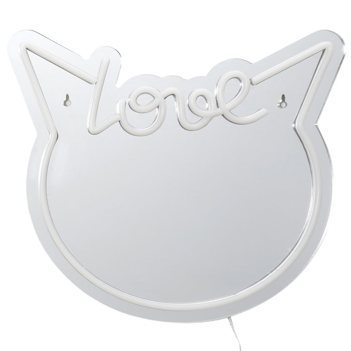 Home Deco Factory Miroir Déco Néon LED USB Kawaii Home Deco Factory Miroir Déco Néon LED USB Kawaii