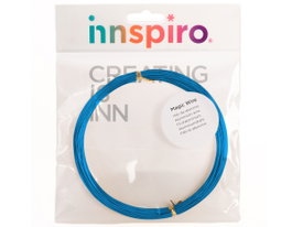 Innspiro Fil aluminium Magic Wire turquoise 1,0 mm 10 m