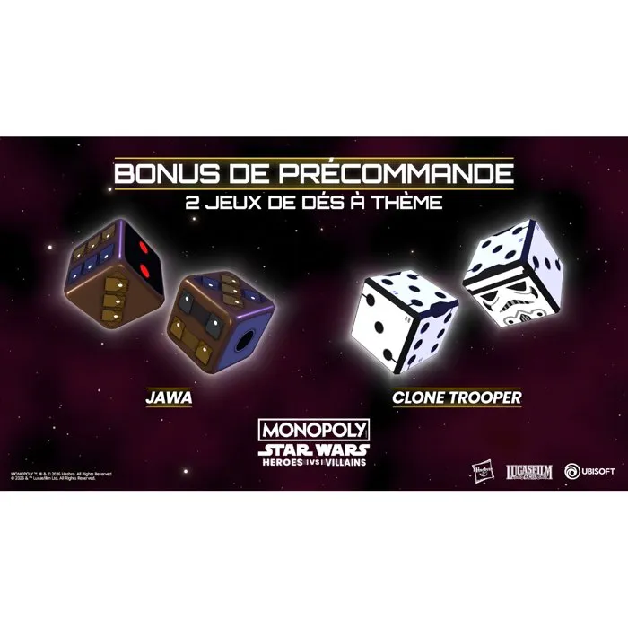 Ubisoft Monopoly: Star Wars Heroes VS Villains Jeû Nintend Switch 2