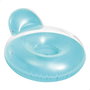 INTEX Sillon gonflable transat pour piscine ou plage 137 x 122 cm, transparent, avec dossier confortable, capacité max 80 kg, Référence 58889