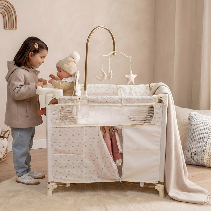 MUÑECAS ARIAS Cuna Cambiador Reborn De París 40946