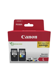 Canon 5224B013 Pack de Cartouches d'Encre Multipack XL - Noir, Cyan, Magenta, Jaune - PG540L/CL541XL en Blister