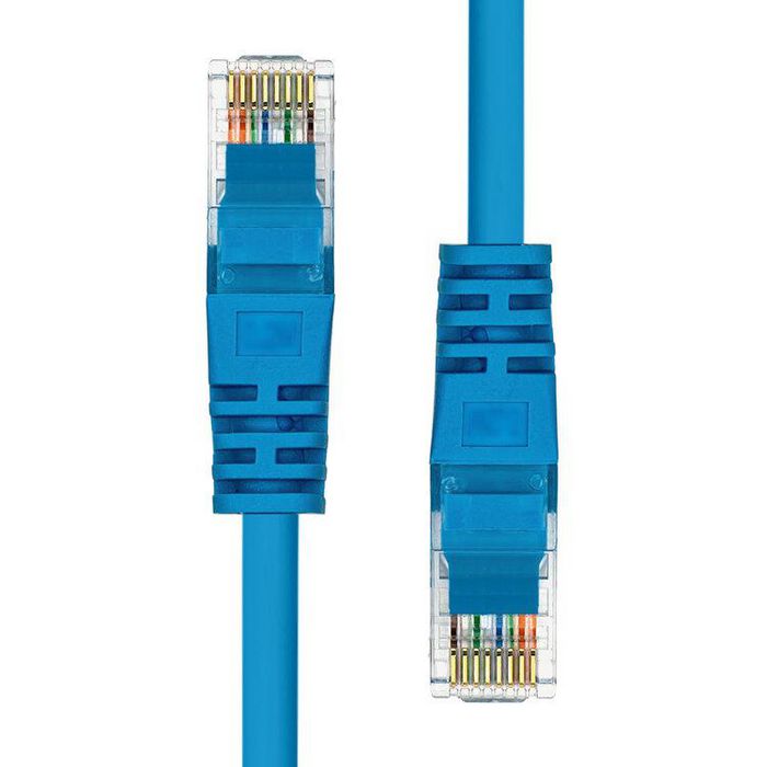 ProXtend Câble Ethernet CAT5e U/UTP CCA PVC Bleu 5 mètres
