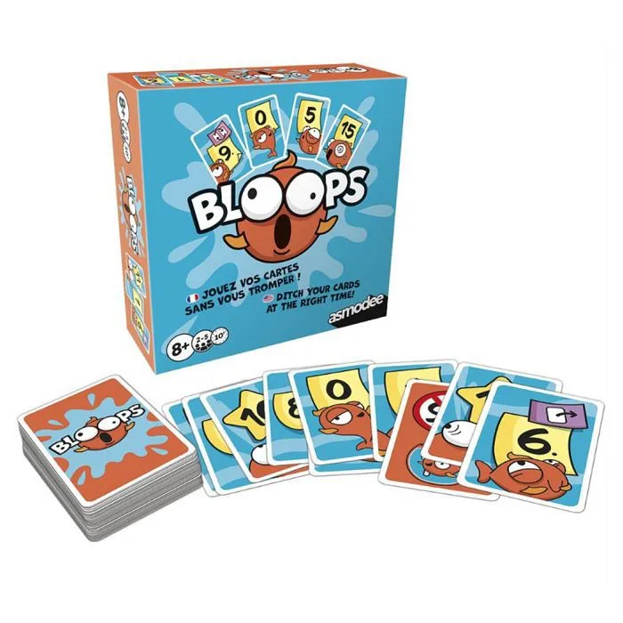 Asmodee Bloops - Jeu de cartes de mémoire compact