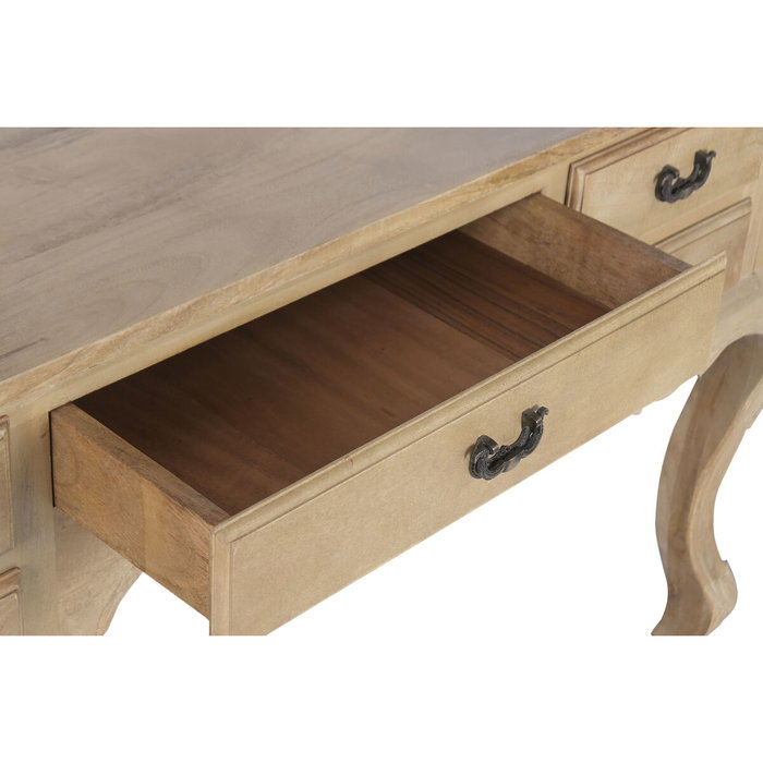 Home ESPRIT Bureau Blanc Naturel Bois