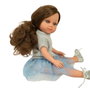 Muñecas Arias - Poupée Elegance 36 cm Chic Kids Carlota avec cheveux, corps en vinyle, pour enfants à partir de 3 ans