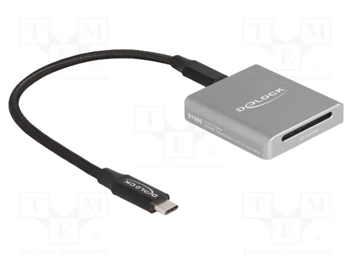 DELOCK Lecteur de cartes mémoire SD Express USB C DELOCK Lecteur de cartes mémoire SD Express USB C