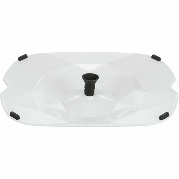 Fontaine pour Animaux de Compagnie Trixie Polygon Blanc Gris Silicone Mélamine 2,5 L 28 x 11 x 22 cm