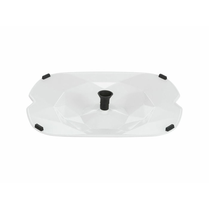 Fontaine pour Animaux de Compagnie Trixie Polygon Blanc Gris Silicone Mélamine 2,5 L 28 x 11 x 22 cm