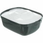 Fontaine pour Animaux de Compagnie Trixie Polygon Blanc Gris Silicone Mélamine 2,5 L 28 x 11 x 22 cm
