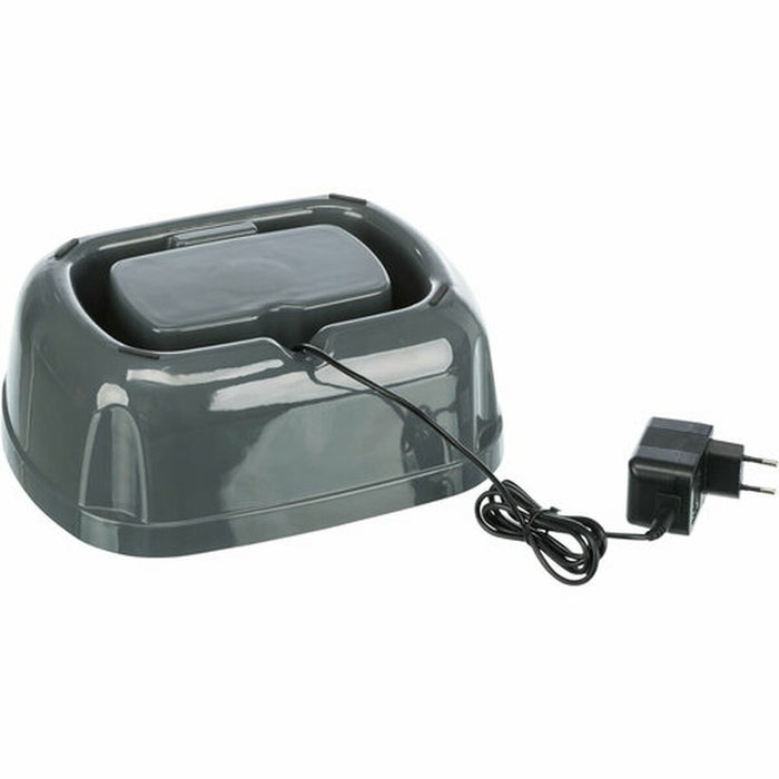 Fontaine pour Animaux de Compagnie Trixie Polygon Blanc Gris Silicone Mélamine 2,5 L 28 x 11 x 22 cm