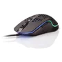 Yenkee Souris Gaming SHOTGUN YMS 3030BK, 6400 DPI, Design Perforé Léger 75g, Rétroéclairage RGB, Capteur IC 6651, 7 Boutons Programmable