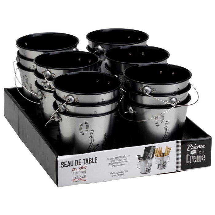 Totally Addict Cubo de table en zinc FRITE
