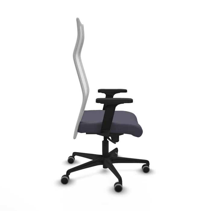 Piqueras y Crespo Chaise de Bureau Albacete Gris foncé et Blanc