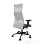 Piqueras y Crespo Chaise de Bureau Albacete Gris foncé et Blanc