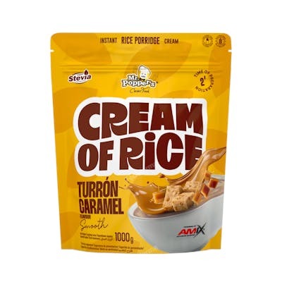 AMIX MrPoppers Crème de riz Turron Caramelo 1000 g AMIX MrPoppers Crème de riz Turron Caramelo 1000 g