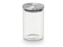 Vivalto Bocal rond en borosilicate 1,1 L avec couvercle en acier 10 x 16 x 10 cm (Set de 12)