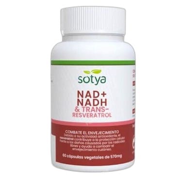 SOTYA NAD+ NADH & Trans-Resvératrol 60 capsules