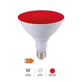 GSC Evolution Ampoule LED PAR38 15W E27 Rouge IP65