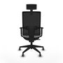 Piqueras y Crespo Chaise de Bureau Horna avec Appui-tête 2D et Soutien Lombaire