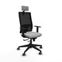 Piqueras y Crespo Chaise de Bureau Horna avec Appui-tête 2D et Soutien Lombaire
