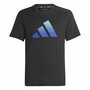 T shirt à manches courtes Enfant Adidas Icons Noir