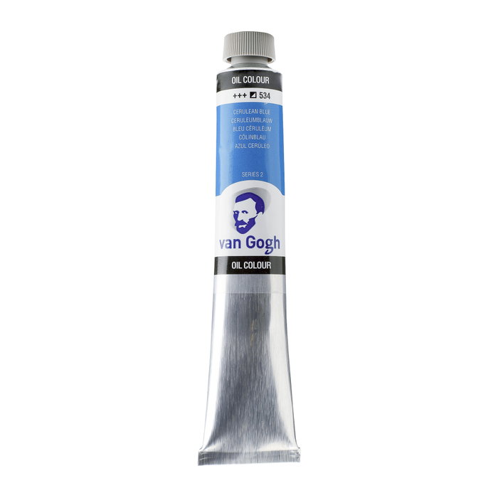 Van Gogh Peinture à l'huile Bleu Céruléen 534, 60 ml Van Gogh Peinture à l'huile Bleu Céruléen 534, 60 ml