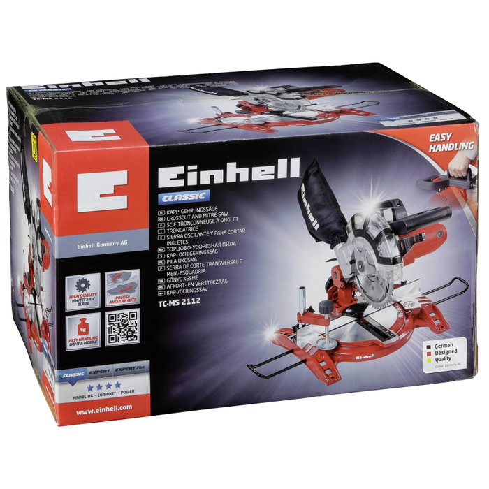 Einhell TC-MS 2112 Scie à onglet et à coupes transversales Einhell TC-MS 2112 Scie à onglet et à coupes transversales