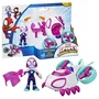 Hasbro Marvel - Spidey et ses Amis Extraordinaires - Véhicule Hélico de Ghost-Spider avec Figurine de 7,5 cm et Accessoire, Jouet Enfant dès 3 ans