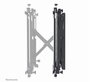 Neomounts WL95-800BL1 - Support mural push-pull pour écrans TV 42 à 70 pouces, VESA 200x200 à 600x400 mm, ajustable, charge max 35 kg, noir