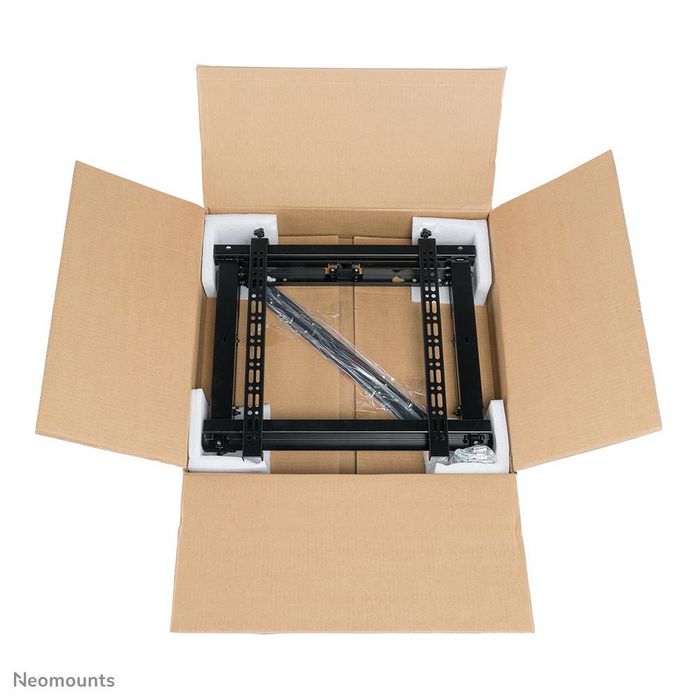 Neomounts WL95-800BL1 - Support mural push-pull pour écrans TV 42 à 70 pouces, VESA 200x200 à 600x400 mm, ajustable, charge max 35 kg, noir