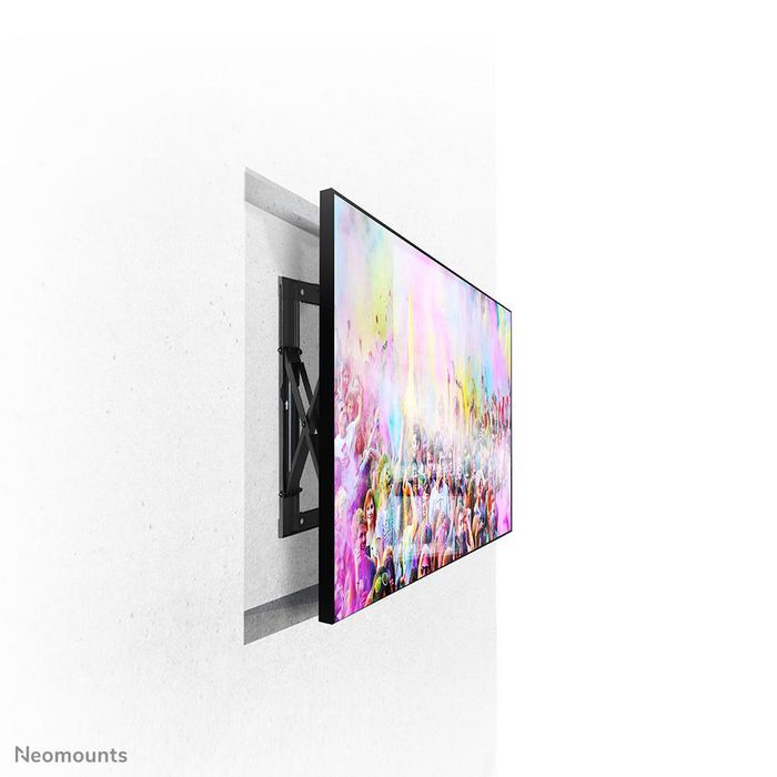 Neomounts WL95-800BL1 - Support mural push-pull pour écrans TV 42 à 70 pouces, VESA 200x200 à 600x400 mm, ajustable, charge max 35 kg, noir