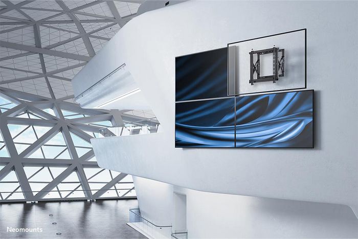 Neomounts WL95-800BL1 - Support mural push-pull pour écrans TV 42 à 70 pouces, VESA 200x200 à 600x400 mm, ajustable, charge max 35 kg, noir