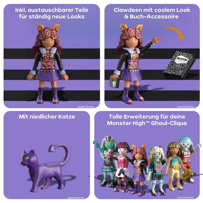 Playmobil Clawdeen Wolf Monster High 71993