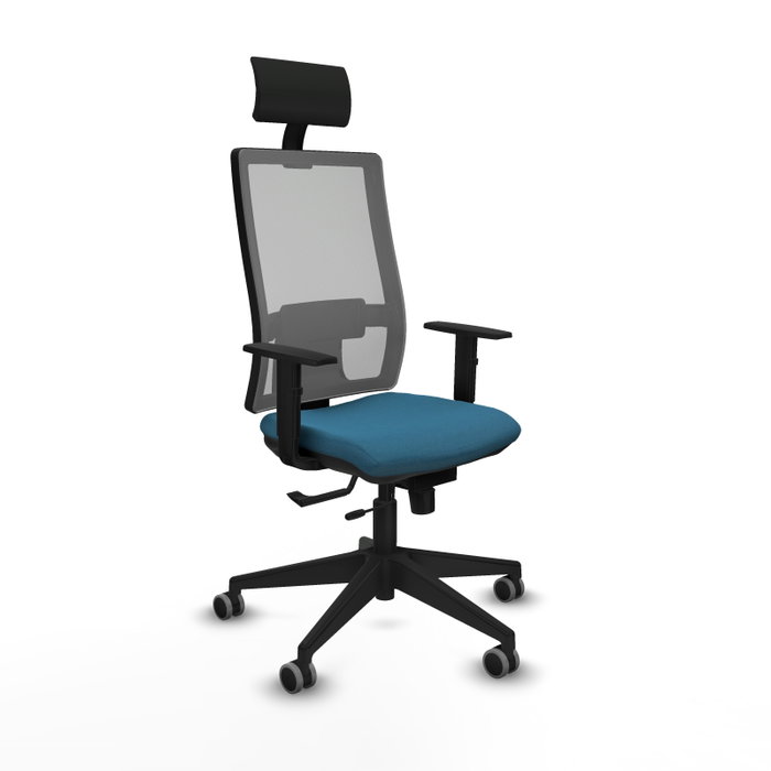 Piqueras y Crespo Chaise de Bureau Horna Vert Pétrole et Gris Piqueras y Crespo Chaise de Bureau Horna Vert Pétrole et Gris