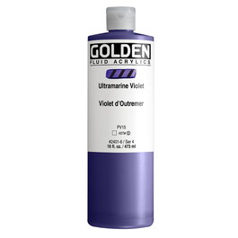 Golden Couleurs Acryliques Fluides Violet Ultramar 473 ml