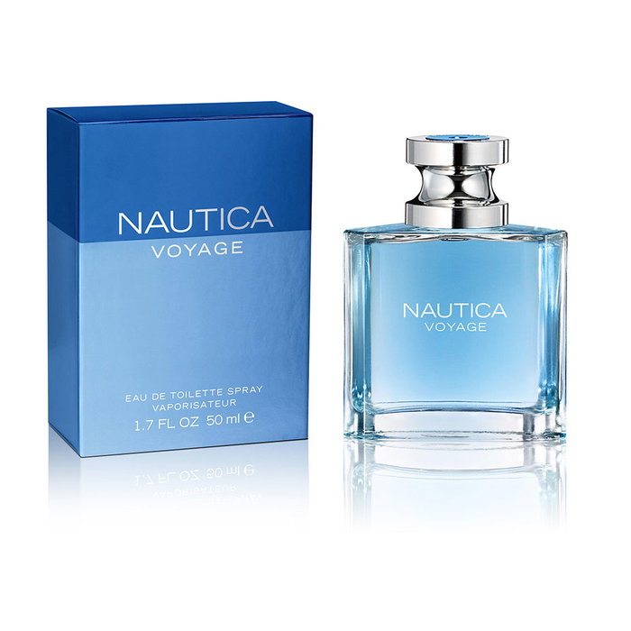 Nautica Voyage Eau de Toilette en Vaporisateur 50 ml – Parfum Homme Boisé Aquatique Frais