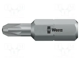 WERA Embout de tournevis Pozidriv® PZ1 slim 1/4 inch 25 mm