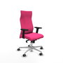 Piqueras Y Crespo Fauteuil Albacete Rose avec mécanisme Synchro et base Aluminium