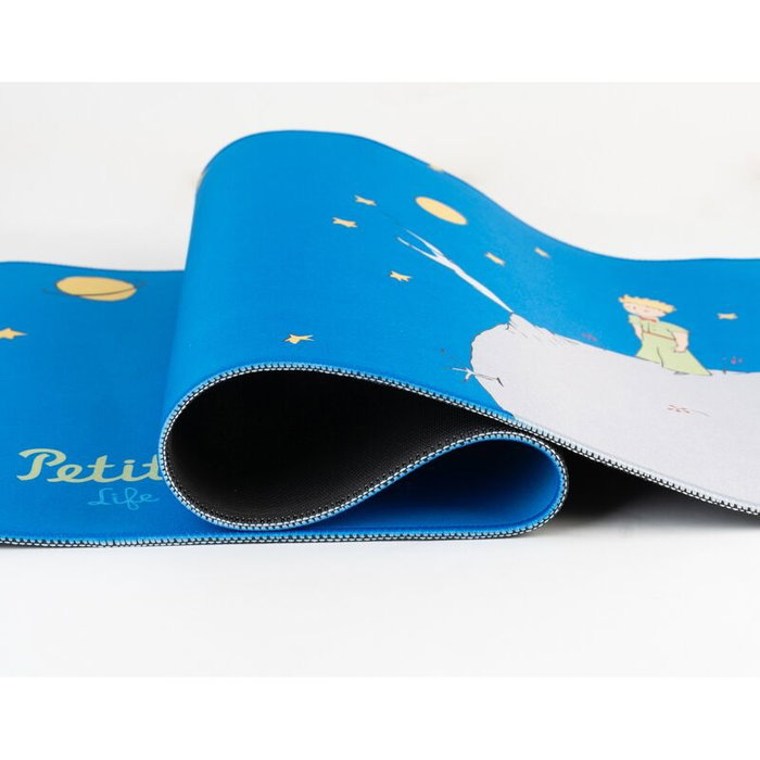 ERIK - Tapis de souris gaming Le Petit Prince, 80x35 cm, surface textile imperméable, base caoutchouc antidérapante