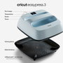 Cricut EasyPress 3 - Bleu - Plaque chauffante de 23 x 23 cm