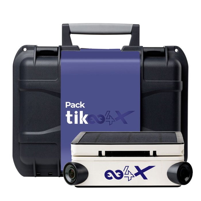 Enlaps Tikee 4X Pack - Caméra Timelapse Panoramique 6K Solaire
