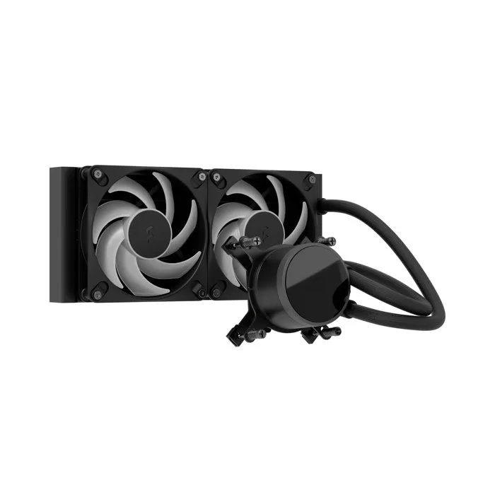 Fractal Design Radius 240 RGB Black - Watercooling AIO RGB avec ventilateurs 240 mm Fractal Design Radius 240 RGB Black - Watercooling AIO RGB avec ventilateurs 240 mm