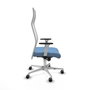 Piqueras y Crespo Albacete Chaise de Bureau Bleu ciel et Blanc