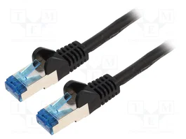 GOOBAY Câble Ethernet Patch Cord Cat 6a S/FTP 7,5m Noir