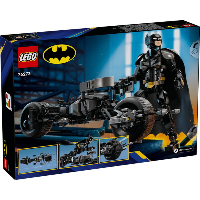 LEGO DC Batman 76273 Figurine de Batman construisible et Batpod