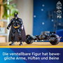 LEGO DC Batman 76273 Figurine de Batman construisible et Batpod